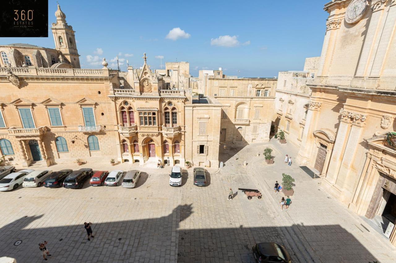 Palazzo 16Th Century Mdina, Opposite St Paul'S Cathedral By 360 Estates Apartment Екстериор снимка